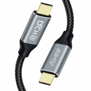 DCHAV USB C to USB C ケーブル 1m PD 100W 20V 5A 急速充電 4K 60Hz 映像出力 USB Type-C ケーブル Thunderbolt 3 対応 USB3.1 Gen2 10G