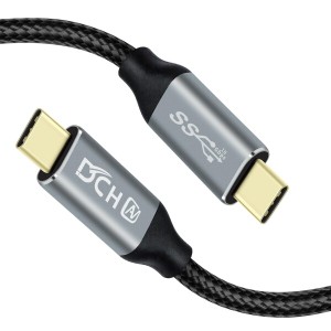 DCHAV USB C to USB C ケーブル 0.5m PD対応 100W 20V 5A 急速充電 4K 60Hz 映像出力 USB Type-C ケーブル Thunderbolt 3 対応 USB3.1 Ge