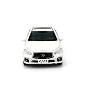 Paudi Model 1/64 Infiniti Q50S ミニカー コレクション 白 完成品