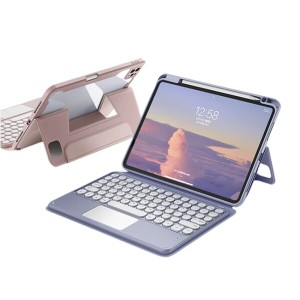 縦置きiPad Air 11インチ(M2) キーボード ケース,iPad Air 第5/4世代 ケースキーボード付き マグネット式 iPad Pro 11インチ 2022/2021 