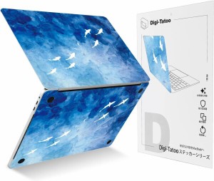Digi-Tatoo スキンシール MacBook Air 15.3 インチ M3 M2 2022~2024 と互換性あり A3114 A2941 カバー ケース フィルム ステッカー 保護 