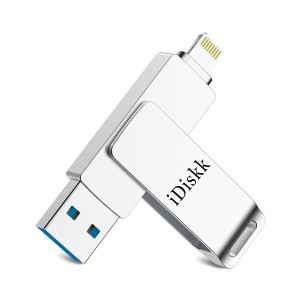 Apple mfi認証済み iDiskk iPhone usbメモリー 256GB 外付けハードドライブ ハードディスク Lightning ランキング iOS外部ストレージ プ