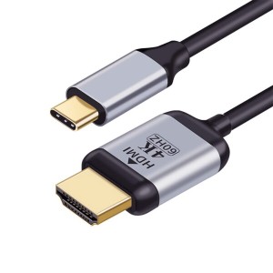 NFHK USB 3.1 Type C USB-C ソース→DisplayPort DPディスプレイ オス 4K モニターケーブル ノートパソコン用 1.8m