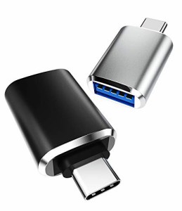 タイプc USB 変換 アダプタ USB A to C OTGケーブル（2パック） Type C プラグ 変換コネクタusb-c Thunderbolt 4 アダプタApple iPhone15