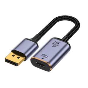 xiwai USB-C Type C メス ソース - Displayport DP 1.4 シンク HDTVケーブル 8K@60hz 4K@120hz タブレット 電話 ノートパソコン用