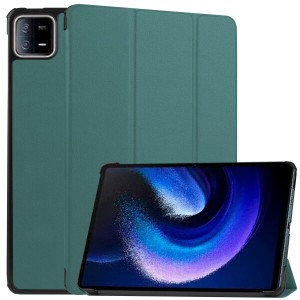 For xiaomi pad 6 ケース シャオミ xiaomi pad 6 カバー 軽量 薄型 耐衝撃 傷防止 PU レザー スマートカバー ハード 背面 三つ折り スタ