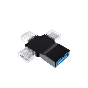 USB-C Micro usb Lightning USB 変換 アダプタ (3in1)usb3.0 変換アップル タイプcプラグ USB A to C マイクロusb Type Cライトニング OT