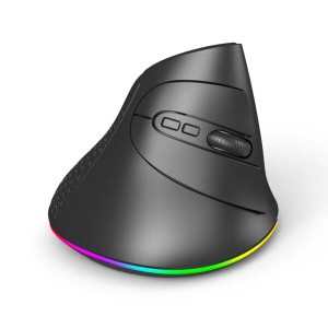 Skyeen 縦型有線人間工学ゲーミングマウス - カラーメカニカルマウス、最大7200DPIまで5段階DPI調整可能、6LEDボタン、ゲーミングオフィ