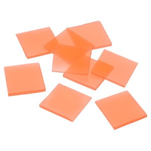 PATIKIL 2 x 2 cm ダイヤモンド塗装接着剤粘土 100個 接着剤粘土ワックスツールセット ダイヤモンド塗装 DIYクラフト用 オレンジ