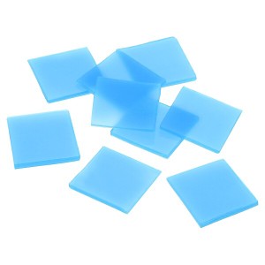 PATIKIL 2 x 2 cm ダイヤモンド塗装接着剤粘土 100個 接着剤粘土ワックスツールセット ダイヤモンド塗装 DIYクラフト用 ブルー