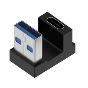CY USB-C型メス型逆U字型リアコーナーUSB 3.0 Aノートパソコンデスクトップオス型データアダプタ