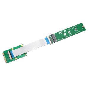 MINIPCIEアダプターカードNVMeM.2 NGFF SSD MINI PCIE to NVMe M.2 NGFF SSD Converter for 2230/2242/2260/2280 M.2