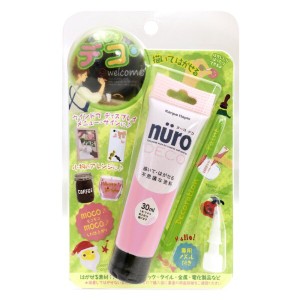 カンペハピオ 水性工作用多用途塗料 NURO DECO ヌーロ・デコ 30ml ピンク 水性つやあり 004972910252052