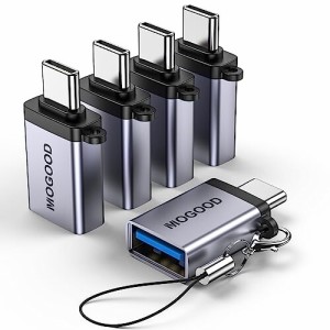 MOGOOD USB CからUSBアダプタ USB CアダプタからUSB USB CオスからUSB 3.0メスアダプタ変換器はノートパソコン、携帯電話、充電器、ゲー