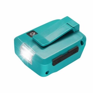 ZLTXMY ADP05 マキタバッテリー USB変換器 アダプター マキタアダプタ 互換品 USB LED ライト付き マキタ14.4V /18V バッテリー 対応 USB