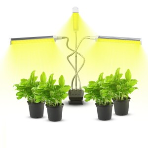 植物育成ライト LED 植物ライト フルスペクトル成長ライト 10レベル調光 360°調節可能なクリップオン タイマー機能付き 低エネルギー消