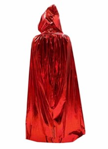 (Jixin4you) マント レディース メンズ コスプレ衣装 ハロウィン衣装 仮装 コスチューム 魔女 巫女 吸血鬼 パーティー レッド