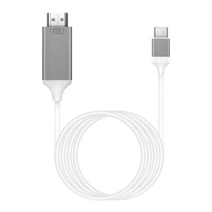 USB Type C to HDMI 交換ケーブル 4K UHD映像出力 2m タイプC to HDMI 変換アダプタ MacBook/MacBook Air/MacBook Pro/Galaxy/Huawei/Sur
