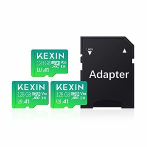 KEXIN MicroSD 128GB 3個セット SDXC UHS-I U3 85MB/s SDカード 128gb Class10 マイクロSDカード 128GB Nintendo Switch 動作確認済 超高