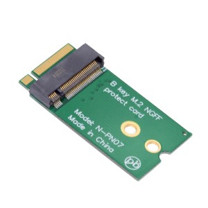 NGFF B-Key 22x30mm 〜 22x42mm オス - メス延長アダプタ (2230 SSD ワイヤレス カード用)