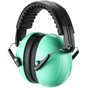 (ProCase) キッズ/大人兼用 騒音防止の安全イヤーマフ、遮音 聴覚過敏 調整可能なヘッドバンド付き 耳カバー 耳あて 聴覚保護ヘッドフォ