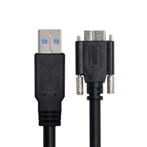 Xiwai 8m USB 3.0 Aタイプ リピーターケーブル オスからマイクロUSB 3.0 Bオス カメラ用マウントパネルネジ付き