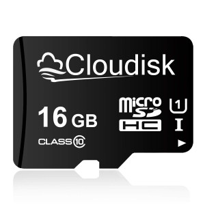 Cloudisk Micro SDカード16 GBフラッシュカードmicro SDHCカード クラス10、A 1、U 1、UHS-I（16 GB）