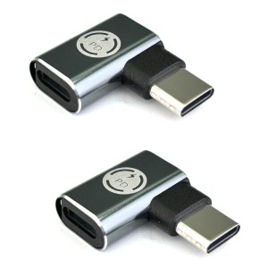 CNCTWO(コネクトツー) USBアダプタ TypeC ライトニング 変換 延長 接続 (ライトニング(メス)-USBC(オス)-高速充電-2個)