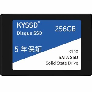 内蔵型SSD 256GB 2.5インチ 7mm 3D NAND採用 SATAIII 6Gb/s 550MB/s KYSSD K100-SSD-256GB 国内5年保証