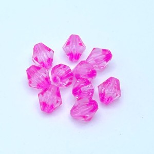 Shop Azalea(ショップ アザリア) アクリルヒ?ース? クリスタル 菱形 多面カット 8mm 100粒 アクセサリーパーツ ピアス イヤリング ネック