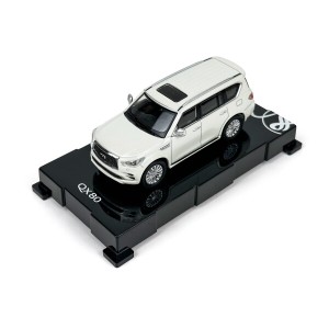 Paudi Model ミニカー 1/64 Infiniti 2020 QX80 コレクション 完成品 白