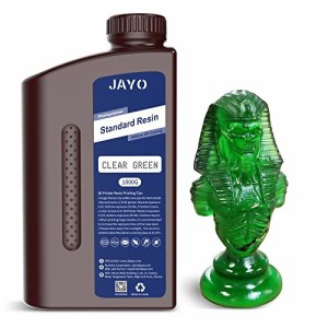JAYO 3Dプリンター樹脂 1KG 3D樹脂 4K 8K LCD/DLP/SLA 3Dプリンター用 405nm標準フォトポリマー高速硬化樹脂 高精度 低収縮 ホワイト 100