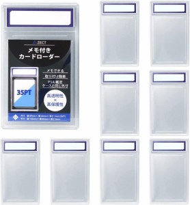 zect トレカローダ psa 鑑定 メモ 機能 付き トレカ 用 コーナ カット クリア タイプ 見出し 9 枚 セット