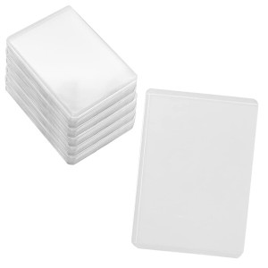 サイドローダー トレーディングカード カードケース 汚れ 傷防止 保管 (50枚 クリアホワイト)