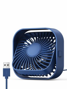 USB卓上扇風機 USBミニ扇風機 風量3段階調節 小型扇風機 強力な風量と静音動作付き ホームオフィスベッドルームテーブルやデスクトップ用