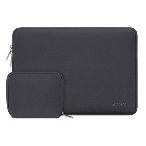 MOSISO ラップトップ スリーブバッグ 対応機種 Laptop 16インチ、小さなケース付き ネオプレン素材 バッグ (スレート グレー)
