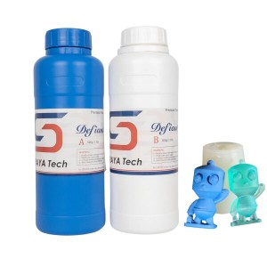 Siraya Tech Defiant 25 プラチナシリコーン型取りDIYキット、硬度25A、透明、3Dプリント用UVレジンと最適、硬化抑制が簡単、コーティン