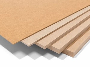 MDF ボード スライスウッド 板材 DIY 工作 資材 材料 カット ニュージーランド原産品 (5.5mm厚 210×297mm 2枚)