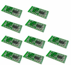 KKHMF 10PCS マイクロ波レーダーセンサーRCWL-0516スイッチモジュールヒューマンインダクションボード検出器