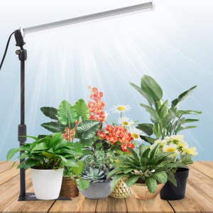 JCBritw 植物育成ライトT12バー スタンド付き LED 6500K白いフルスペクトルLED植物ライト 室内栽培 苗木栽培 顕花植物栽培向け水耕栽培ラ