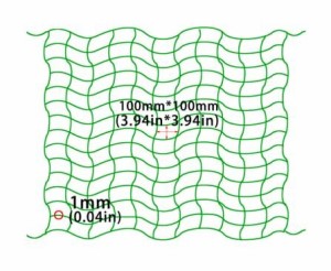 PAVIKE 園芸ネット 27ストランド ガーデントレリスネット つる植物 ネット 植物支持ネット つる植物 野菜 果物 花用の庭用栽培ネット 耐