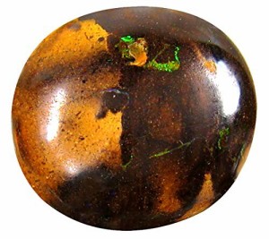 ボルダーオパール ルースストーン 6.07 ct Oval Cabochon Shape (13 x 12 mm) Play of Colors Australian Koroit Boulder Opal Natural L