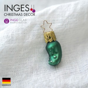 クリスマスツリー 飾り オーナメント INGE-GLAS MANUFAKTUR クリスマスピクルス ピクルスの伝説 小 4.5cm［10619S001］