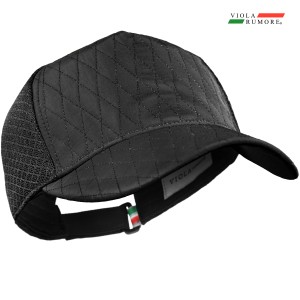 VIOLA rumore ヴィオラ ビオラ メッシュキャップ ダイヤキルト メンズ サイズ調整可能 帽子 mens(ブラック黒) 11351