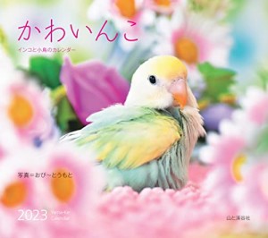 カレンダー2023 かわいんこ インコと小鳥のカレンダー (月めくり/壁掛け) (ヤマケイカレンダー2023)