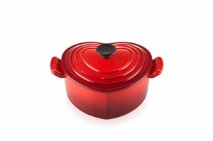 ル・クルーゼ(Le Creuset) 鋳物 ホーロー 鍋 ココット・ダムール チェリーレッド ガス IH オーブン 対応 結婚祝い 記念日 ブライダル ギ