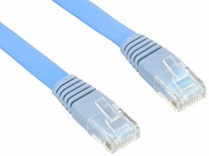 エレコム LANケーブル 50m スーパーフラット CAT5e準拠 ブルー LD-CTFS/BU50