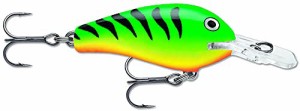 Rapala(ラパラ) クランクベイト ファットラップ 5cm 8g ファイアタイガー FT FR5-FT ルアー