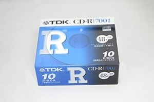 TDK CD-Rデータ用700MB 48倍速 5mm厚ケース入り10枚パック CD-R80TFX10S