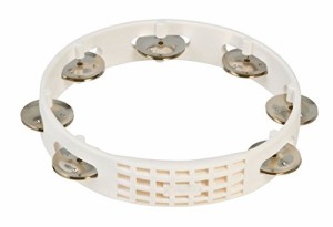 LP エルピー タンバリン Aspire Tambourine, 8″, White LPA182